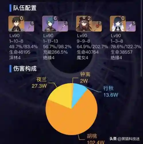 夜兰搭配胡桃的阵容(红胡桃颜色)插图2