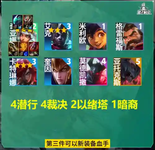 王者刺客阵容怎么搭配好(王者模拟战刺客装备搭配)插图1