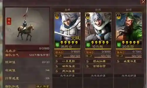 赵云马超三国无双阵容搭配插图