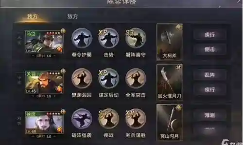 马岱华雄阵容搭配插图