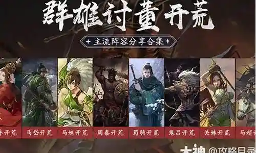 率土之滨打群雄阵容选择插图