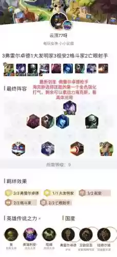 枪手师阵容插图