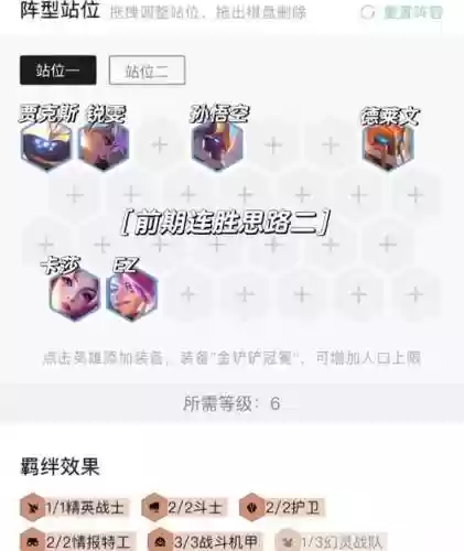 云顶13.1阵容插图1