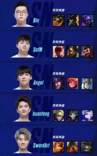 sn阵容2020插图