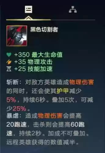 英雄联盟黑切装备图插图