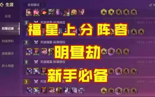 福星劫阵容插图