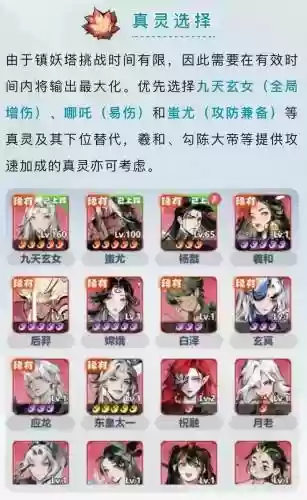 镇魔塔阵容插图