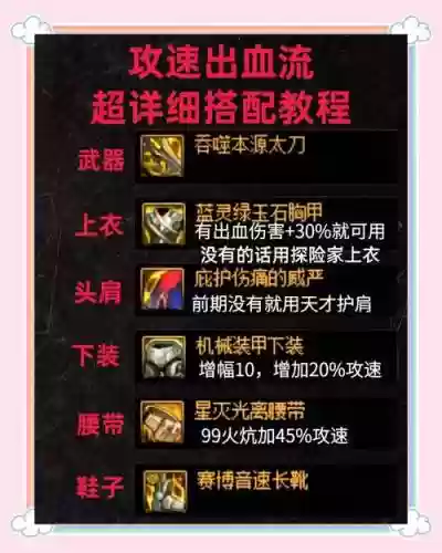 dnf战术套怎么配装备插图