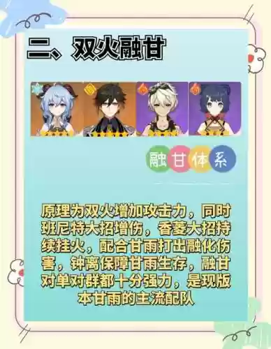 2.6甘雨阵容搭配插图1