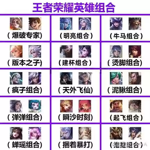 王者双排阵容搭配新手插图