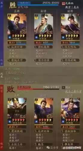 横扫千军3人阵容搭配