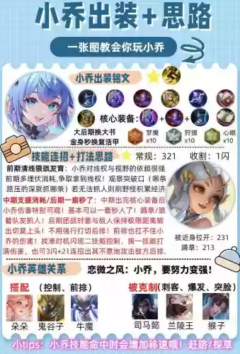 小乔4王者荣耀攻略，王者荣耀小乔进阶教学插图