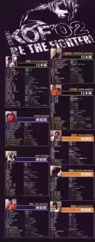 拳皇2002最新阵容搭配，拳皇2002所有角色插图