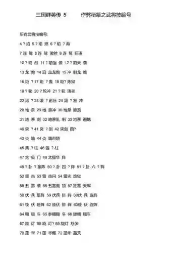 三国群英传5完整版攻略，三国群英传5攻略秘籍