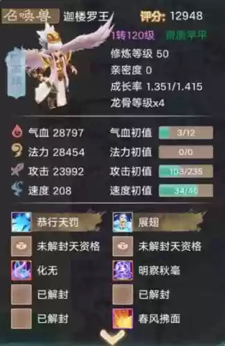 迦楼罗王带什么技能书，迦楼罗王学什么技能插图1