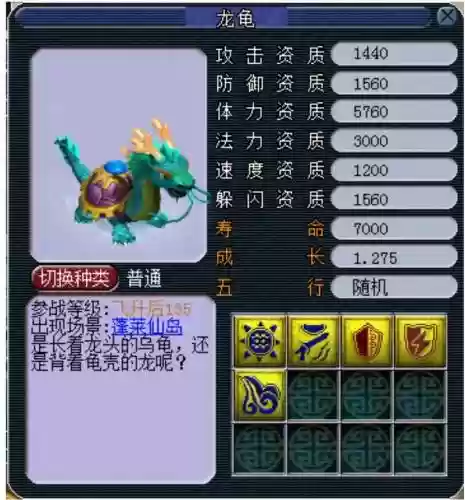 梦幻西游龙龟进阶装饰，梦幻西游进阶龙龟饰品插图1
