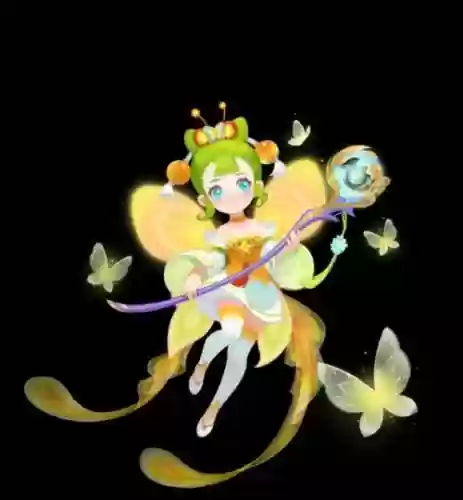 梦幻西游手游q版玄彩蛾，梦幻西游玄彩娥头像插图