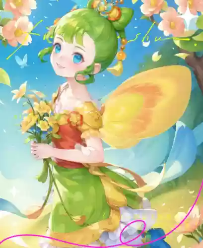 梦幻西游手游q版玄彩蛾，梦幻西游玄彩娥头像插图1