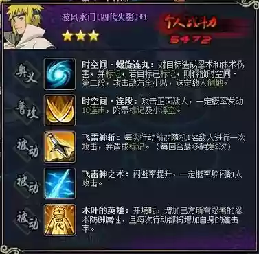 波风水门阵容搭配，波风水门什么属性插图1