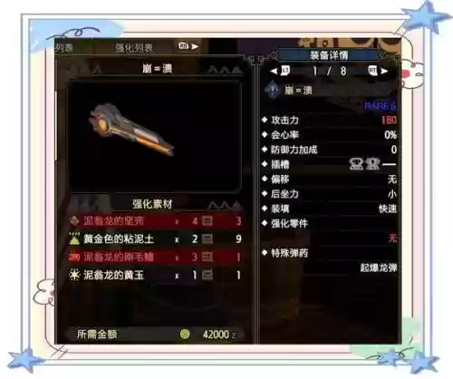 怪物猎人XX武器无法升级插图